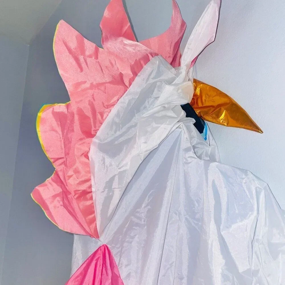 Halloween Ride A Unicorn Child 7-10 Inflatable Costume Battery Pack Dress-up